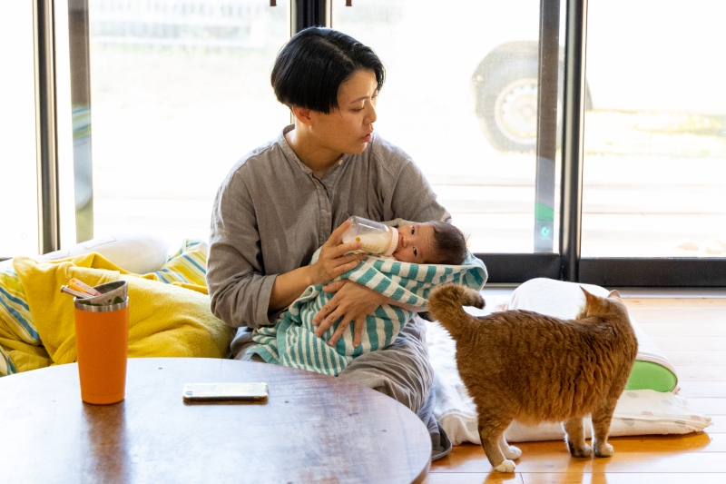 入学式朝の朝食|鹿児島県日置市入学式密着撮影